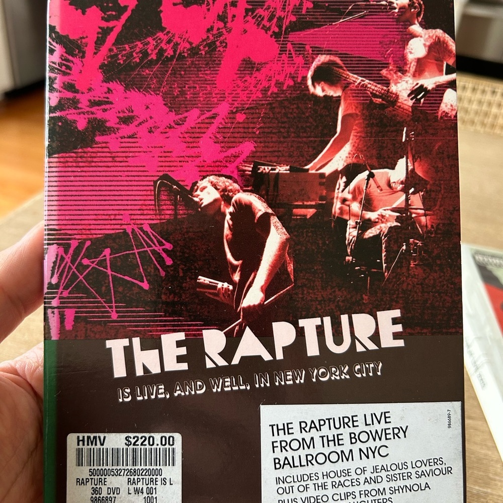 The Rapture Live DVD